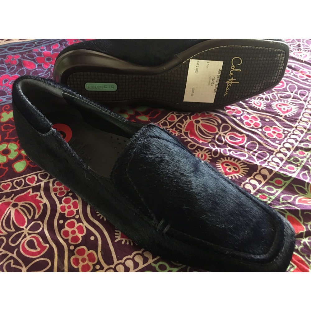 New $225 Cole Haan Nikeair navy blue pony shoes size 6